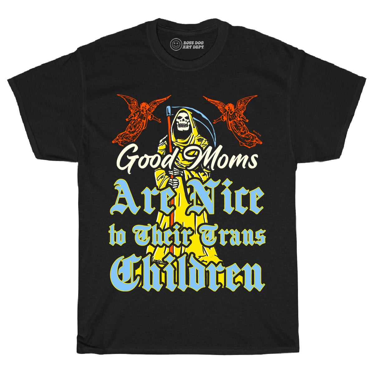 Good Moms Black Tee