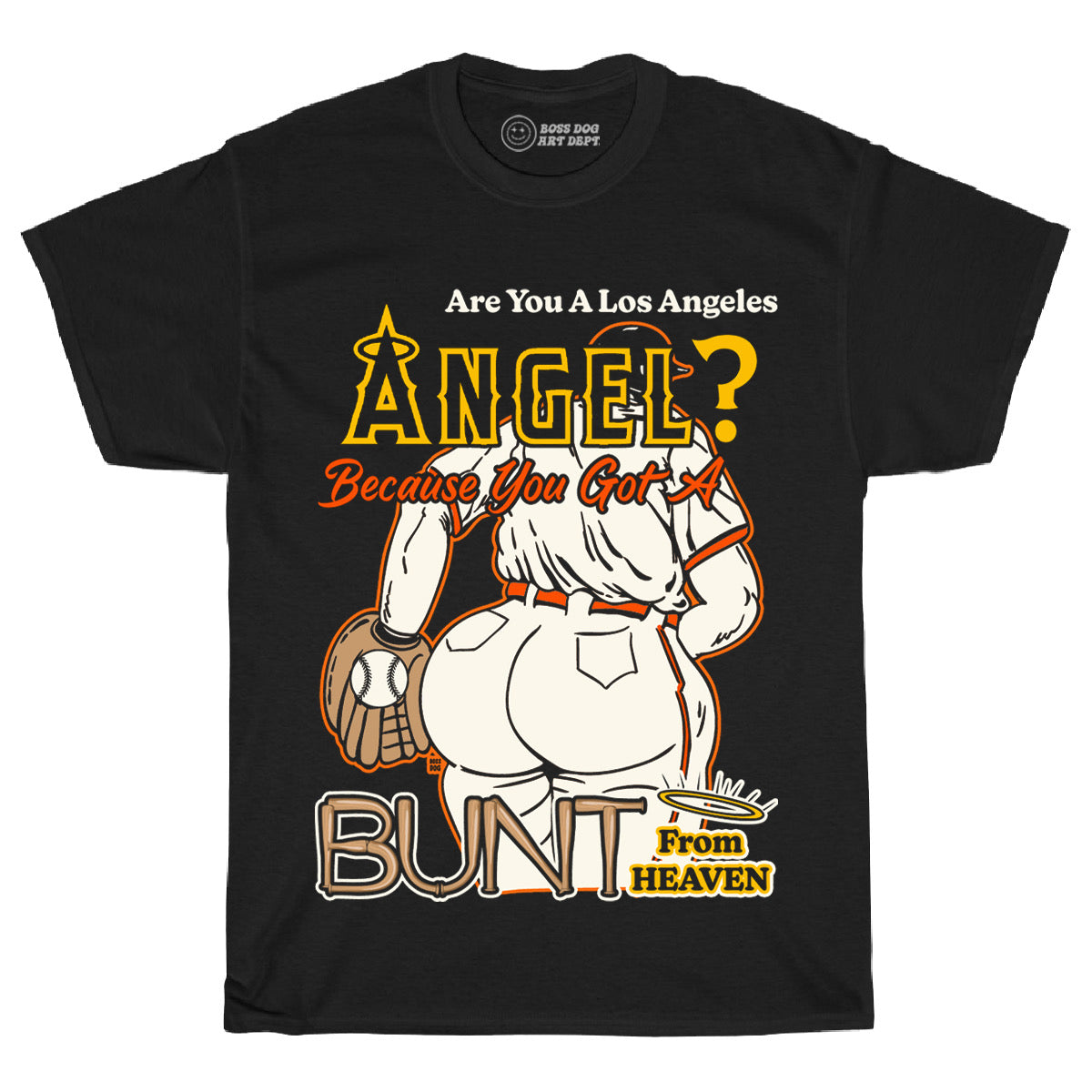 LA Angel Black Tee