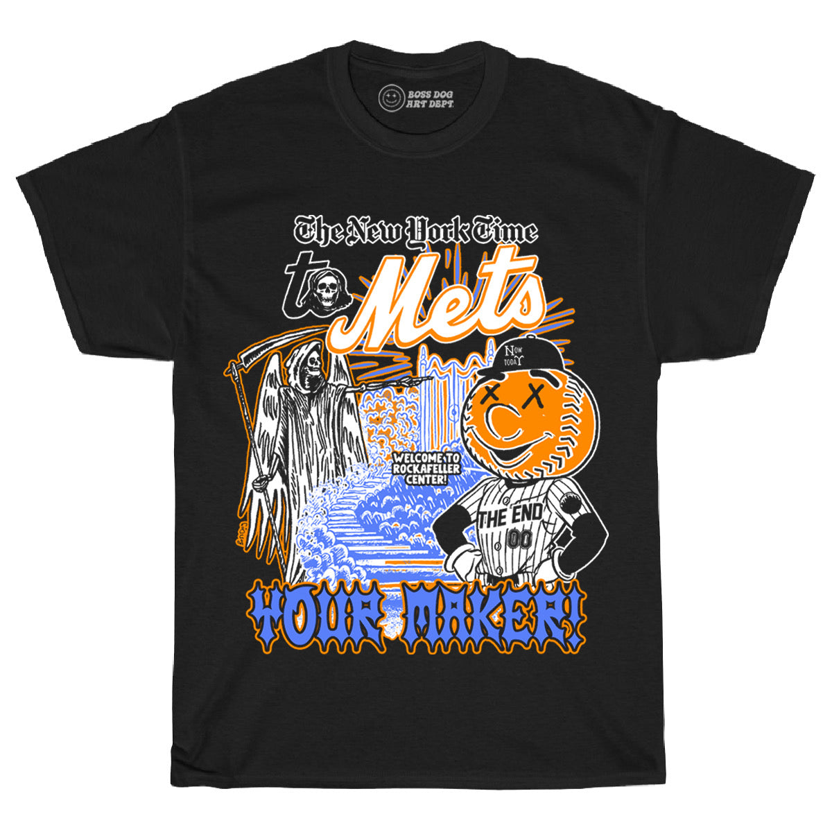 New York Mets Your Maker Black Tee