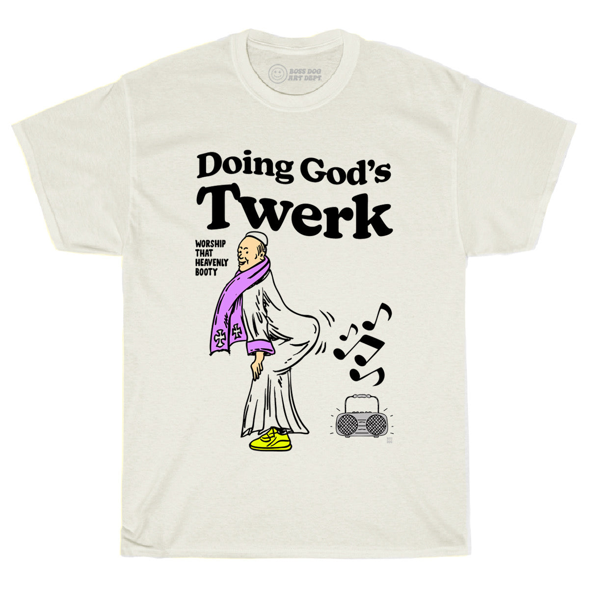 God's Twerk Ivory Tee