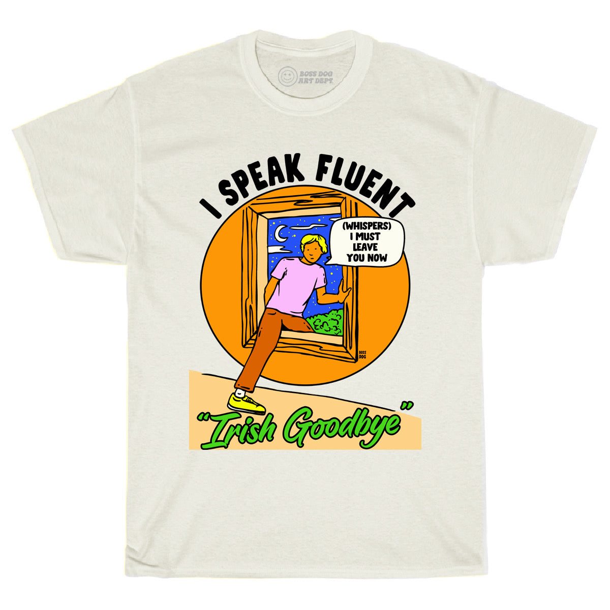 Irish Goodbye Ivory Tee