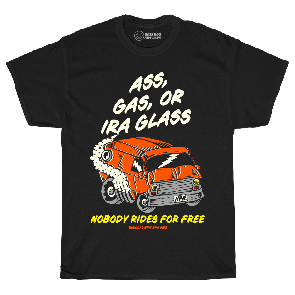 Ira Glass Black Tee
