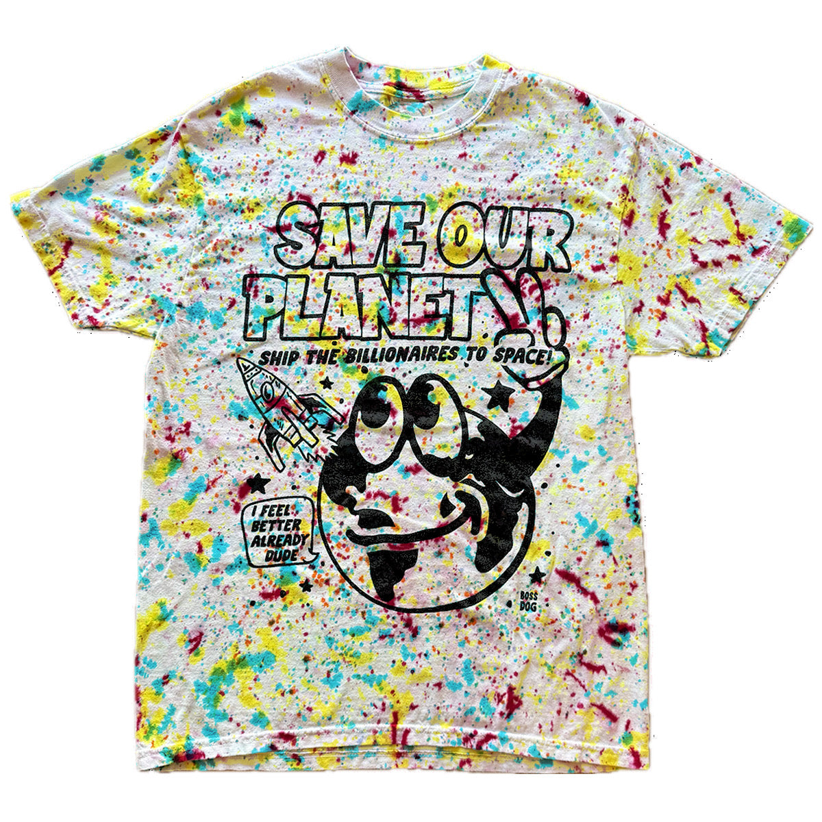 Save the Planet Tie Dye Tee