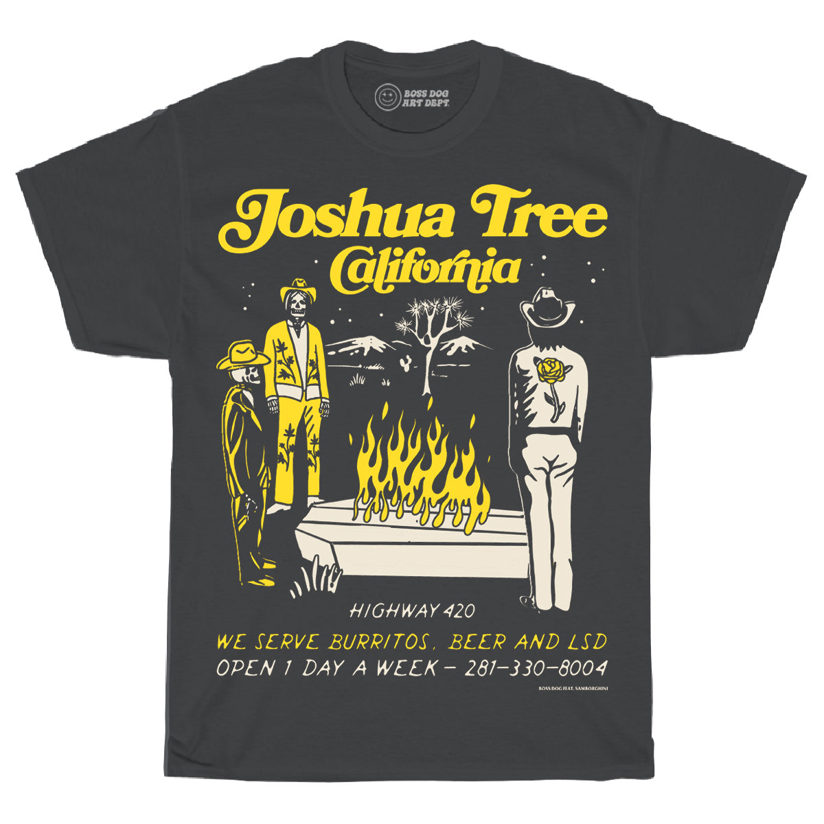 Joshua Tree Cafe Pepper Tee