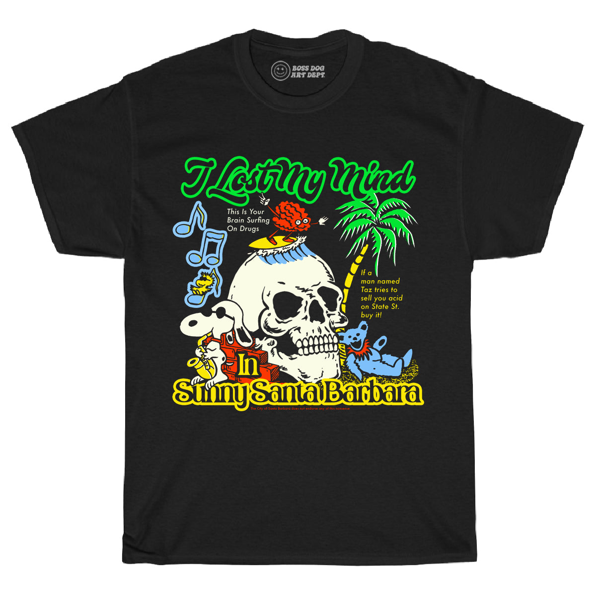 I Lost My Mind Black Tee