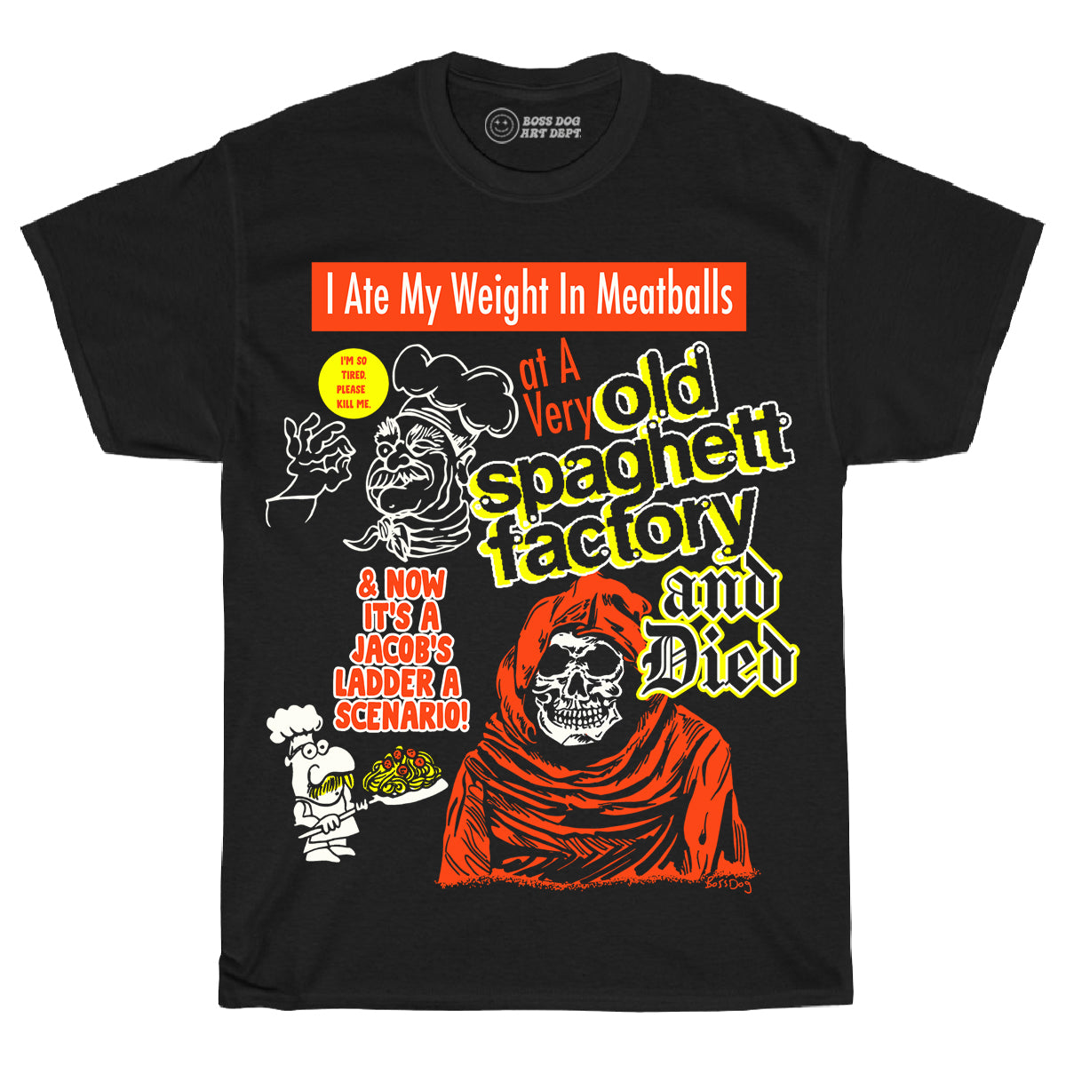 Meatballs Tee Black