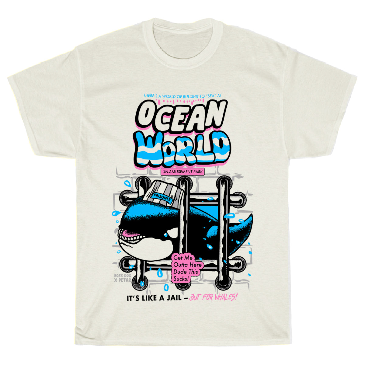 Whale Jail Ivory Tee