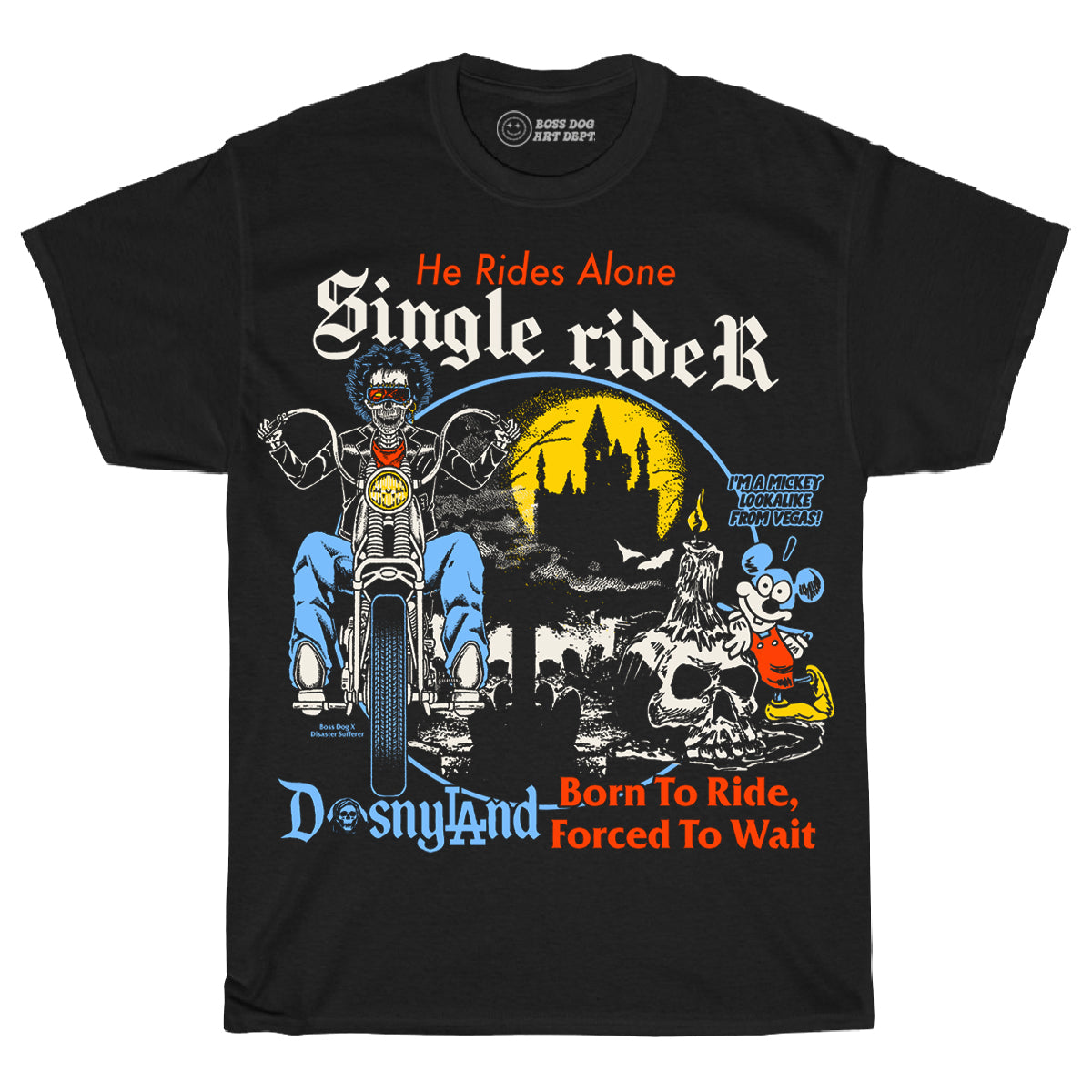 Single Rider Black Tee