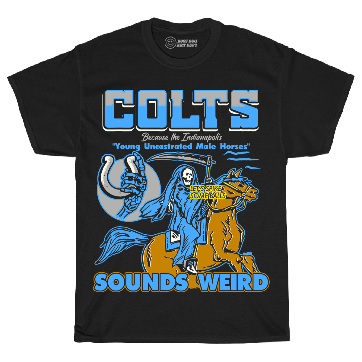 Colts Black Tee