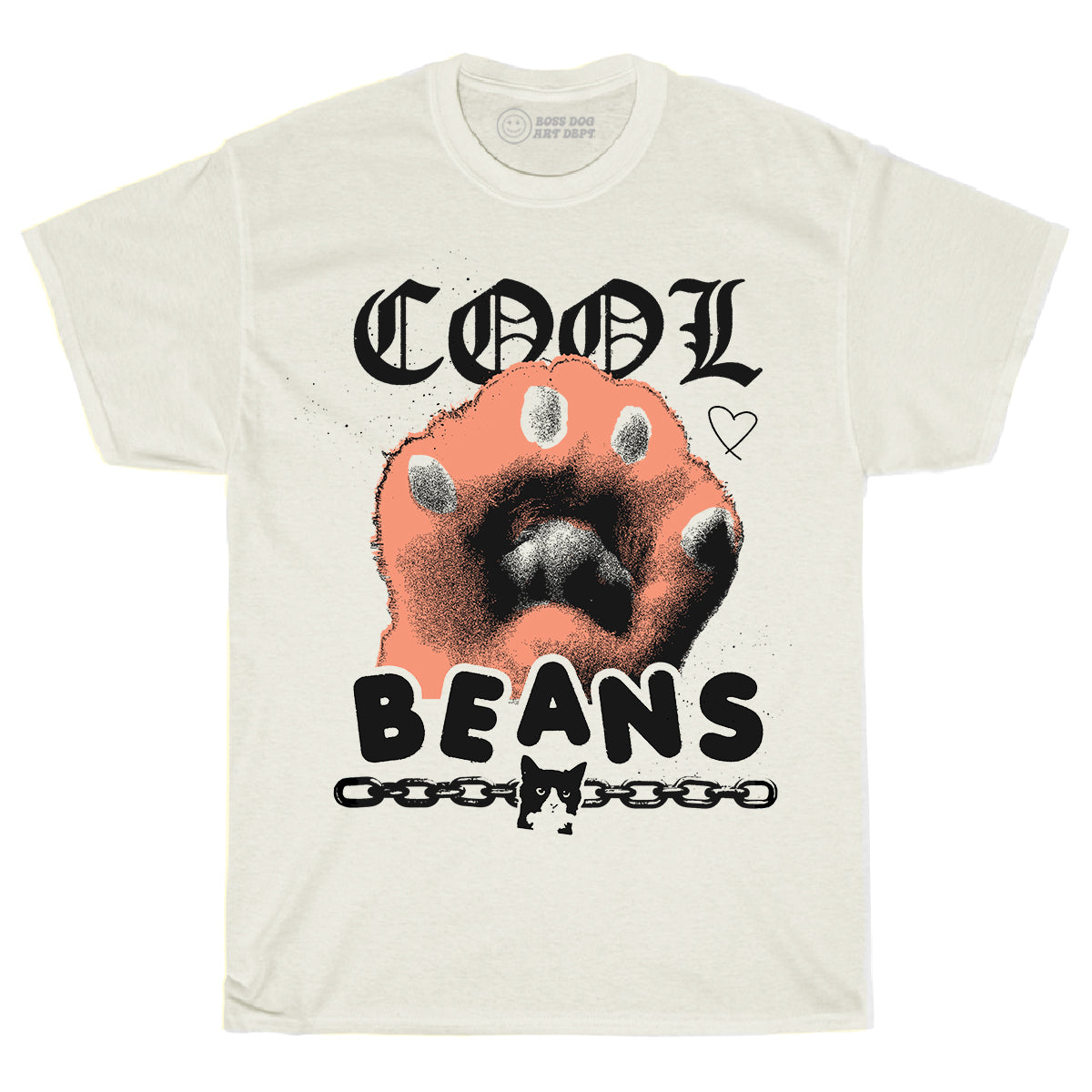 Toddler Cool Beans Off White Tee