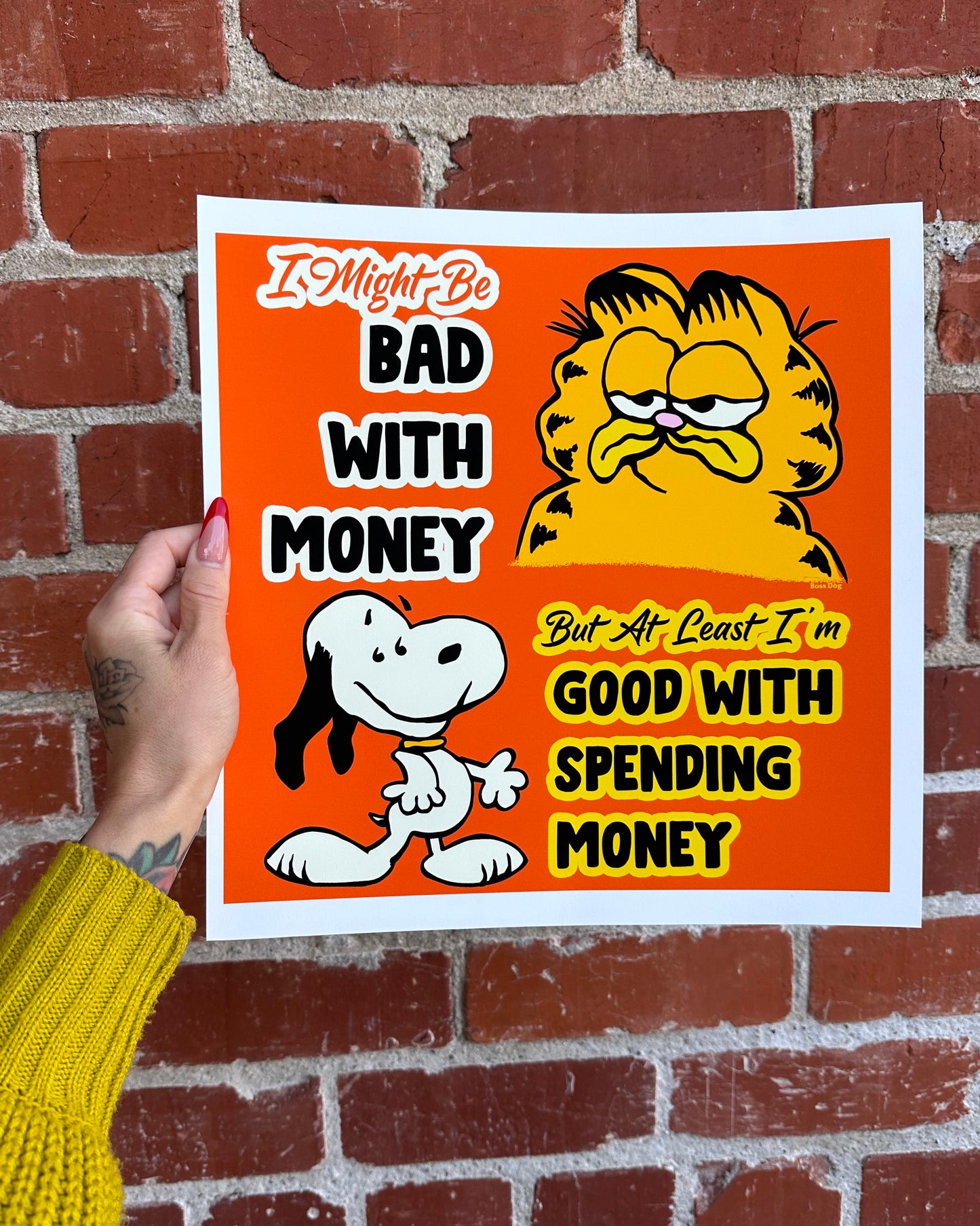 Bad With Money Print