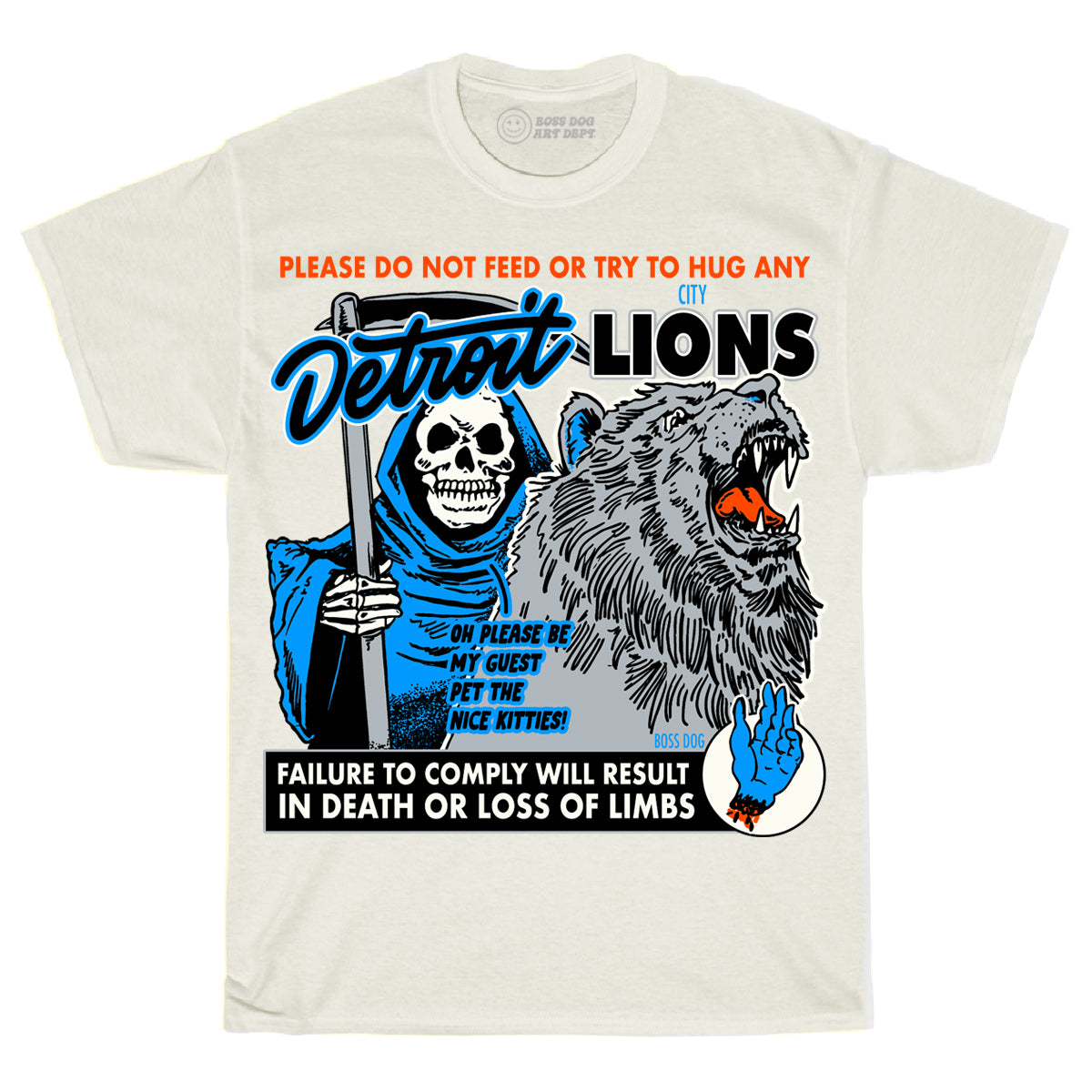 Don't Feed The Lions Off White Tee