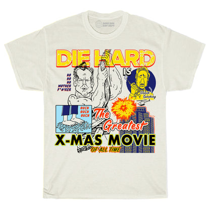 Xmas Movie Off White Tee