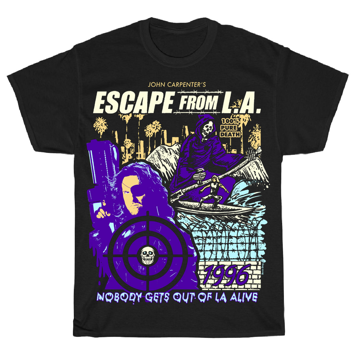 LA Escape Black Tee