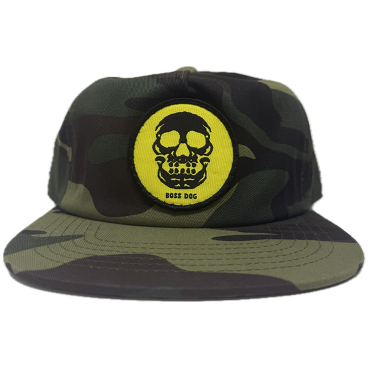 Camo Skull Logo Snapback