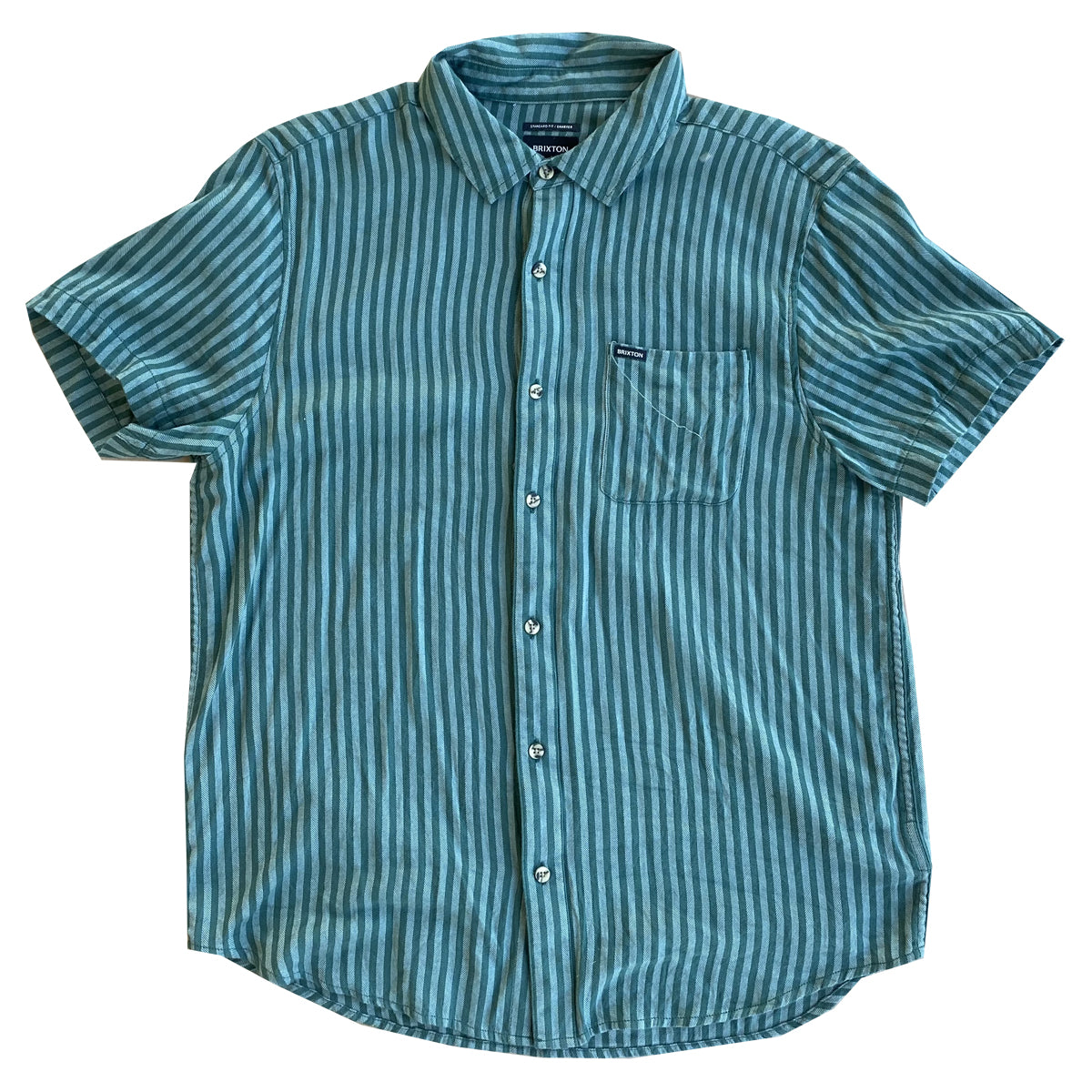 Striped Button Down Short Sleeve