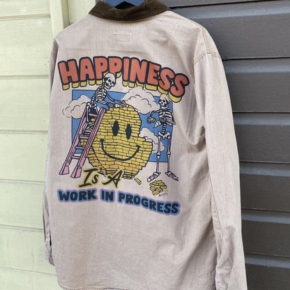 Happiness Button Down