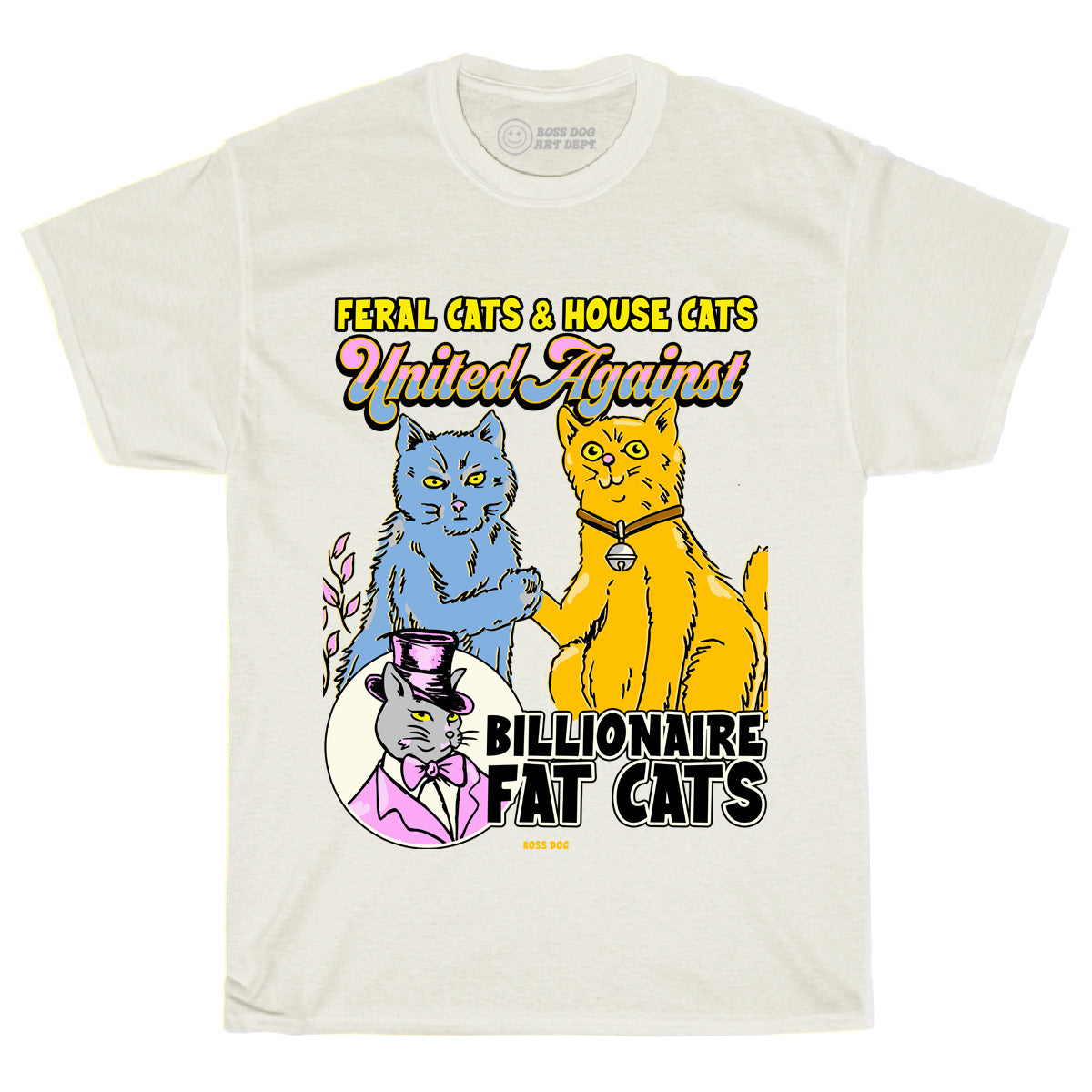 Feral Cats United Ivory Tee