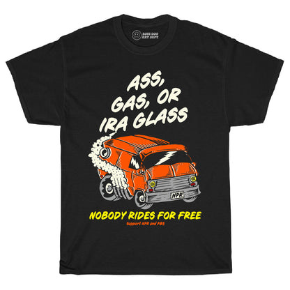 Ira Glass Black Tee