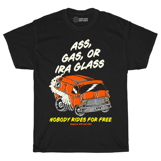 Ira Glass Black Tee