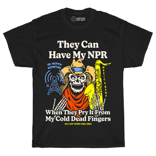 WDET Fundraiser Black Tee