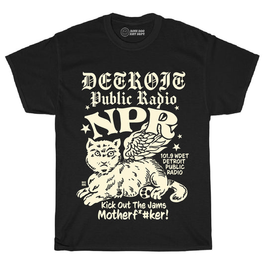 Detroit City Black Tee