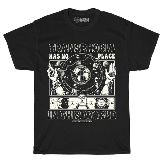 Transphobia Black Tee