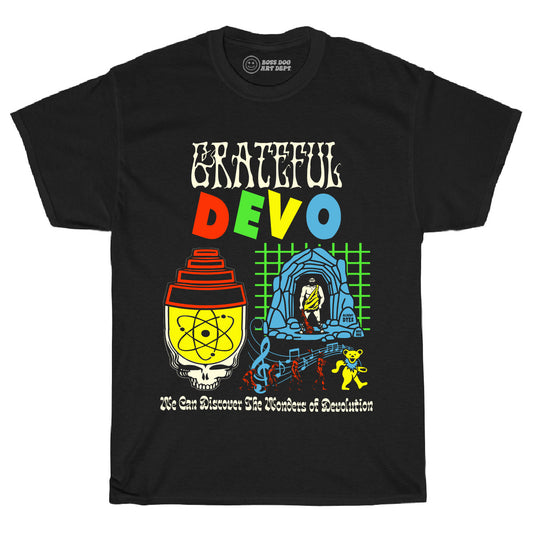 Grateful Devo Black Tee