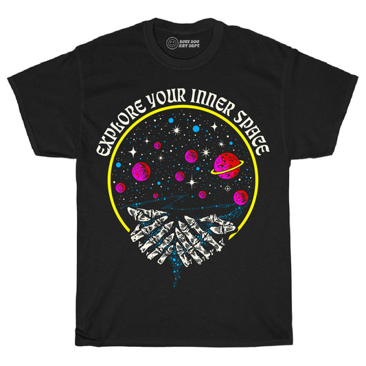 Inner Space Black Tee