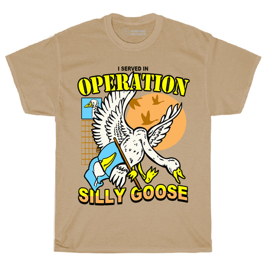 Operation Silly Goose Khaki Tee