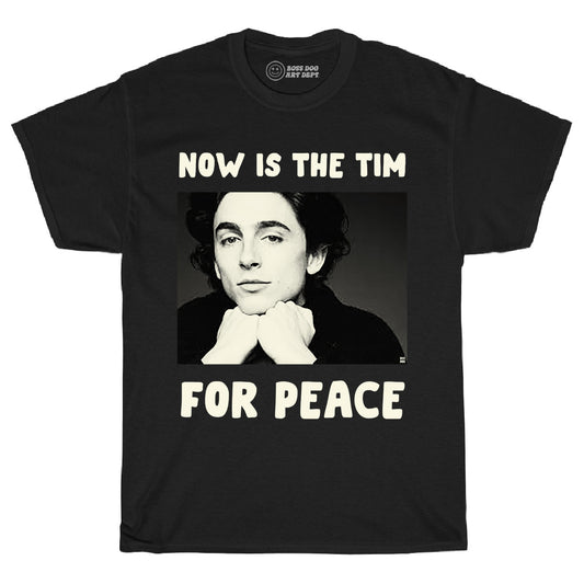 Tim For Peace Black Tee