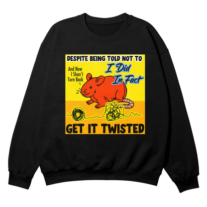 Twisted Black Crewneck