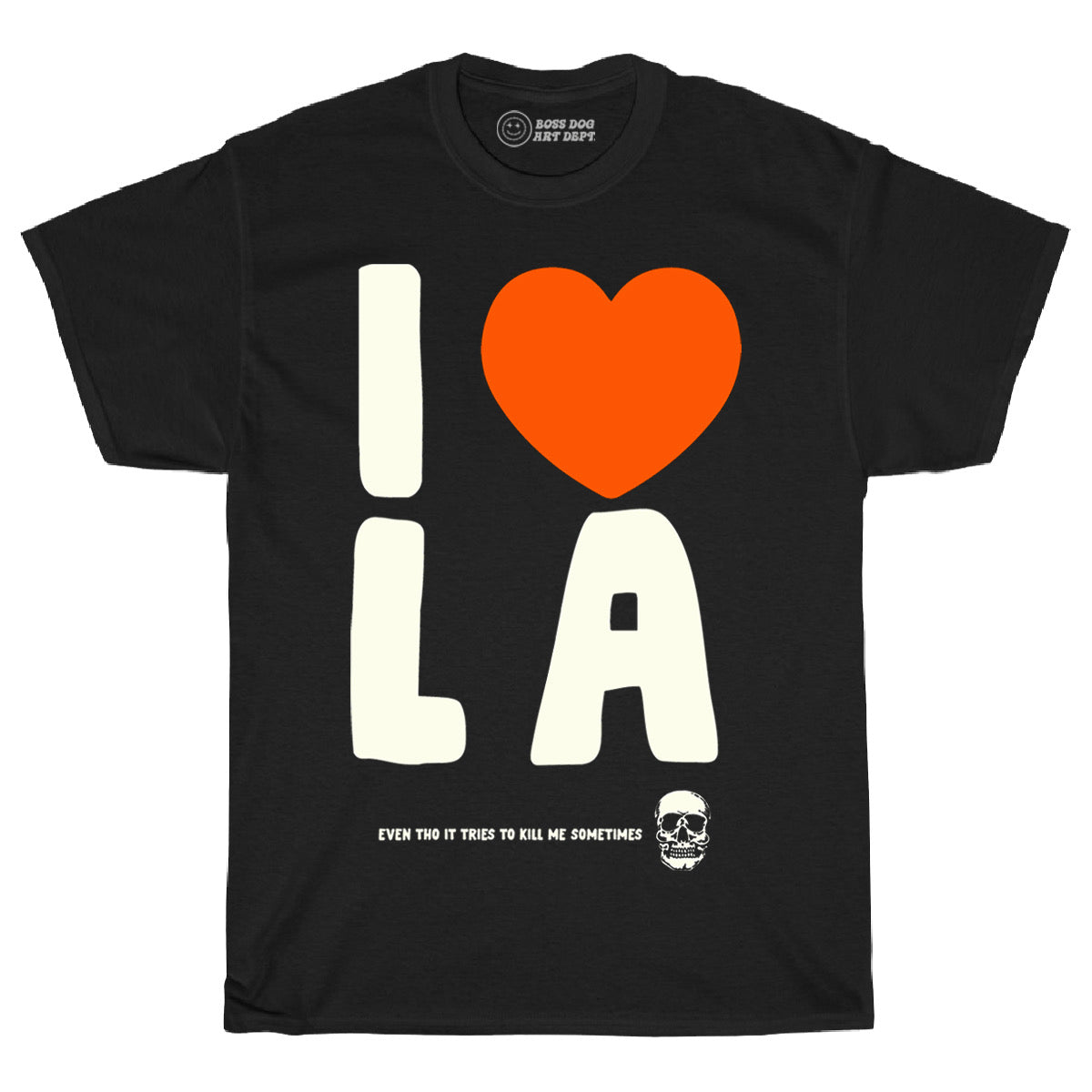 I Love LA Black Tee