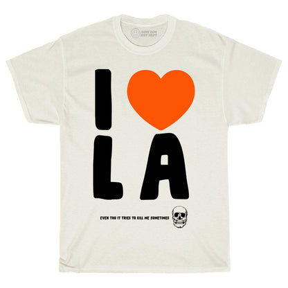 I Love LA Ivory Tee