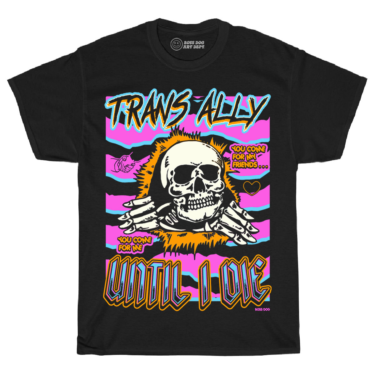 Trans Ally Black Tee