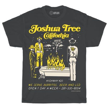 Joshua Tree Cafe Vintage Black Tee