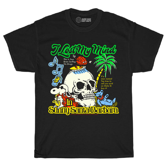 I Lost My Mind Black Tee