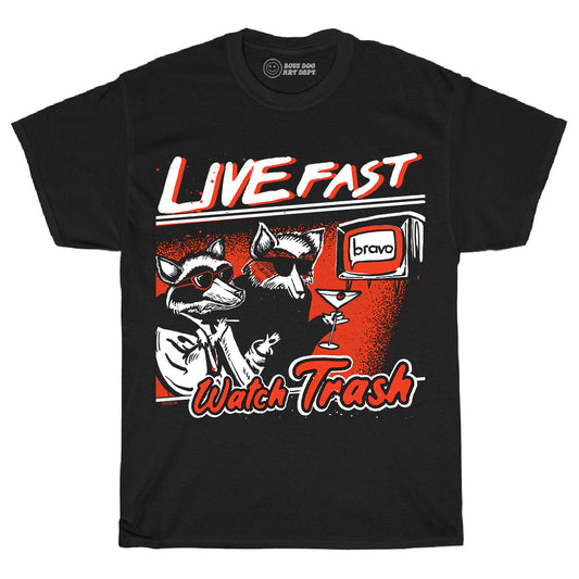 Infant Live Fast Watch Trash Tee