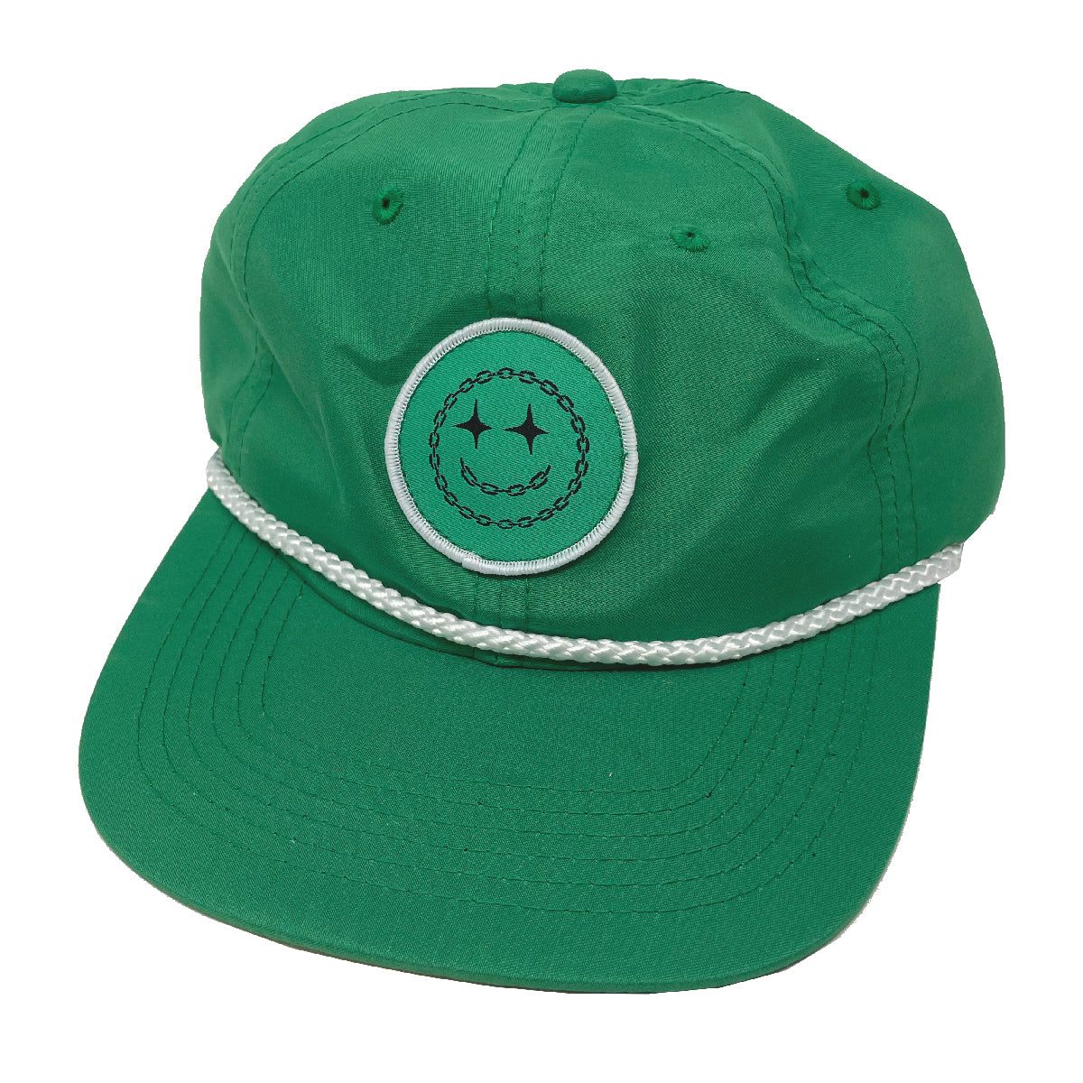 Green Smiley Hat