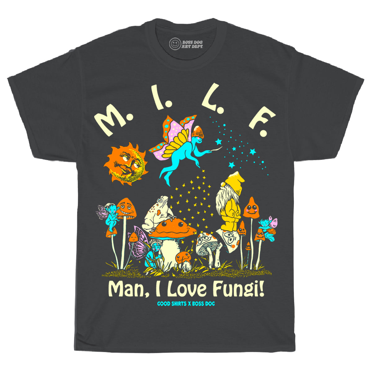 Youth MILF Vintage Black Tee