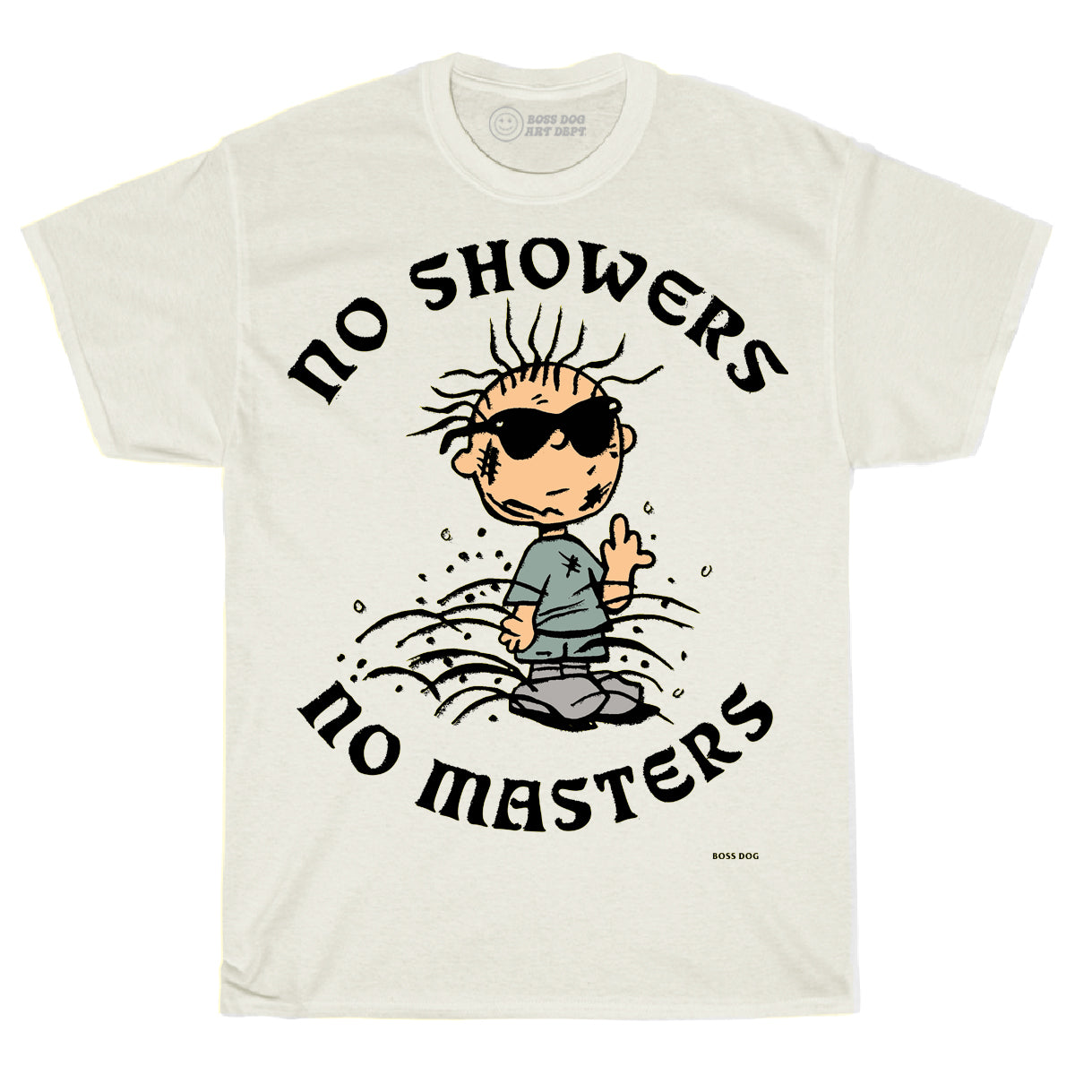 Infant No Showers White Tee