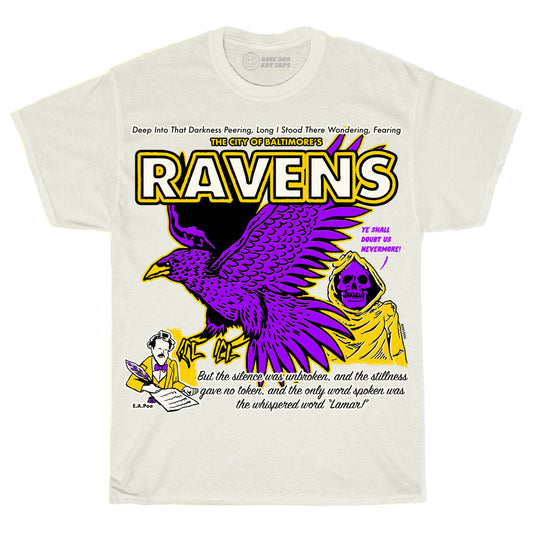 Toddler Ravens White Tee