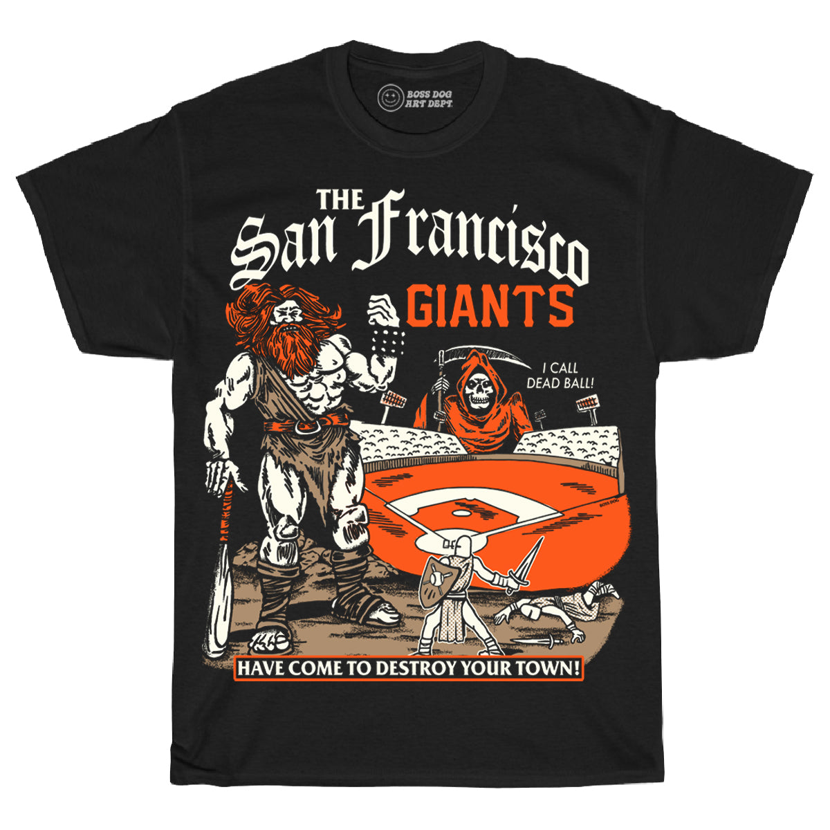 Giants Destroy Black Tee