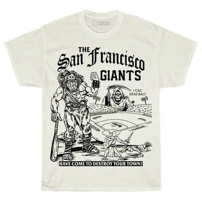 Giants Destroy Off White Tee