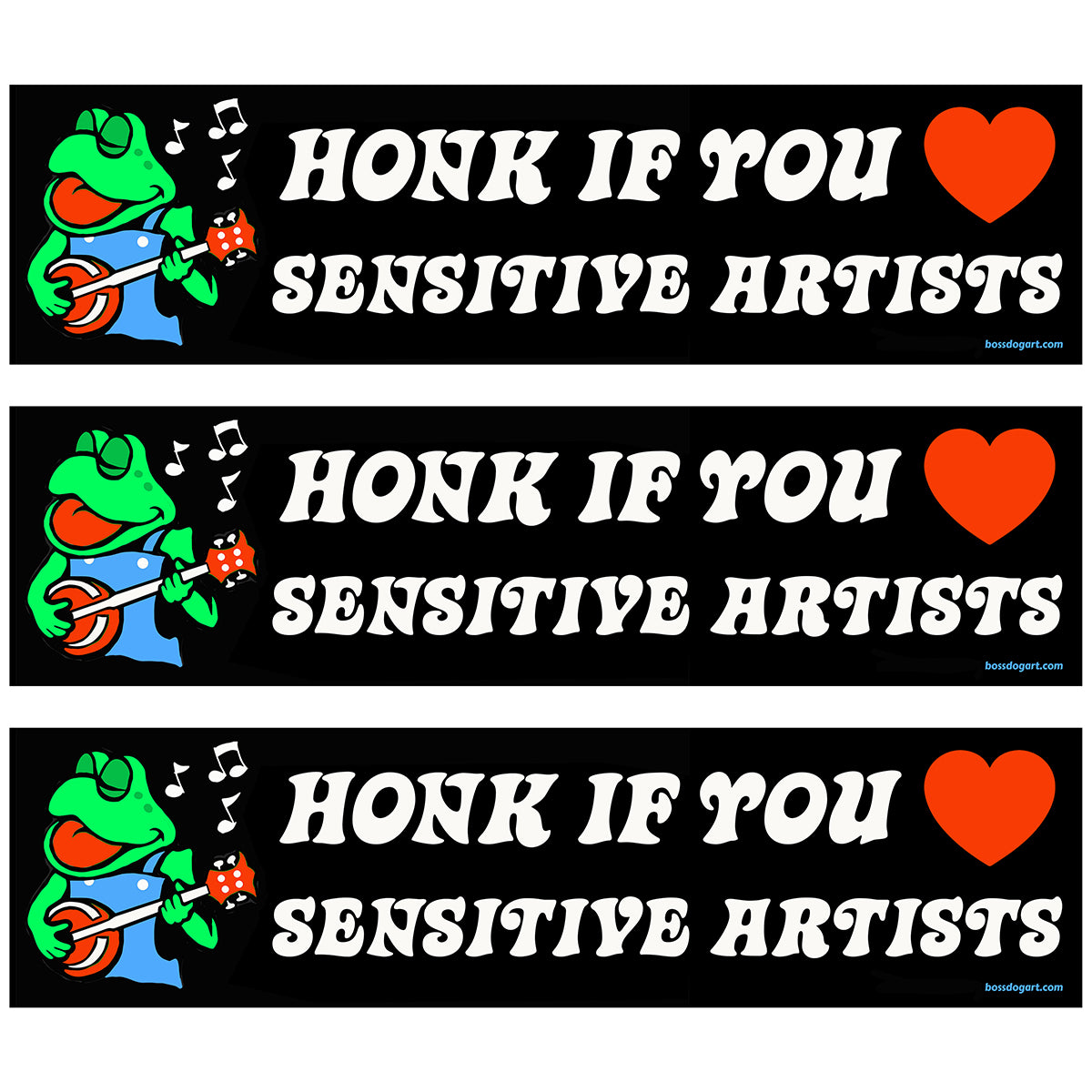 Sensitive Artist Bumper Sticker