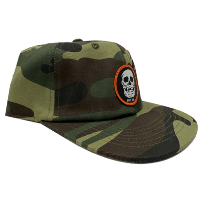 Skull Logo Camo Six Panel