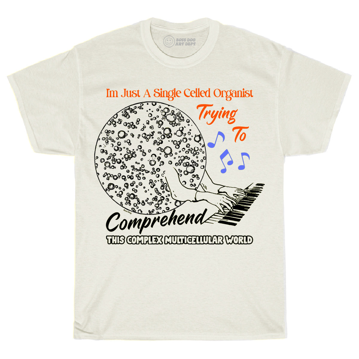 Single Cell Organist Ivory Tee