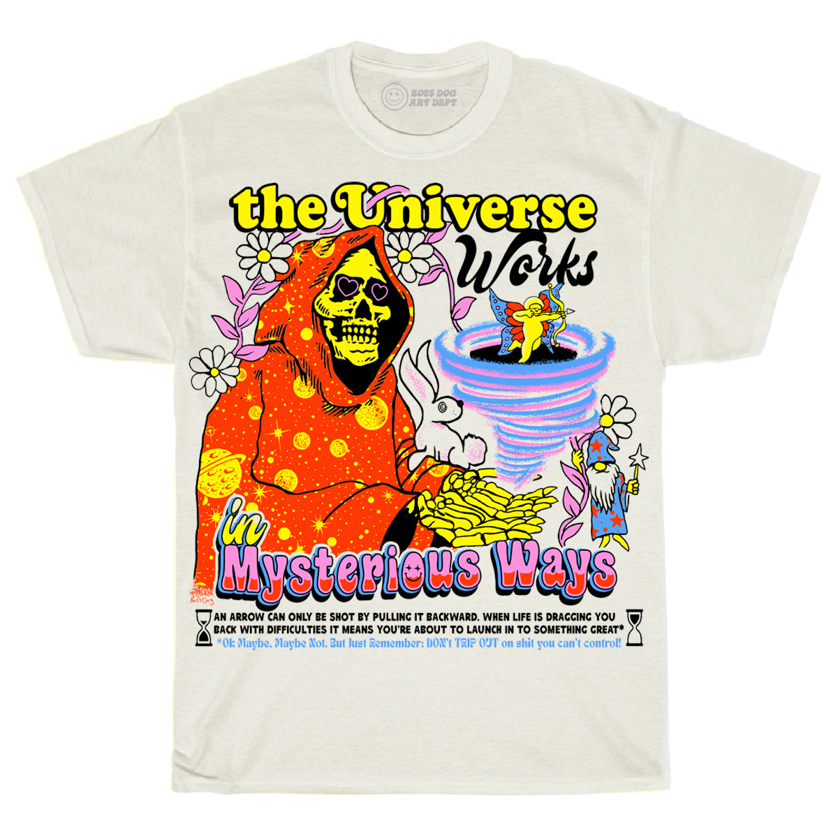 The Universe Off White Tee