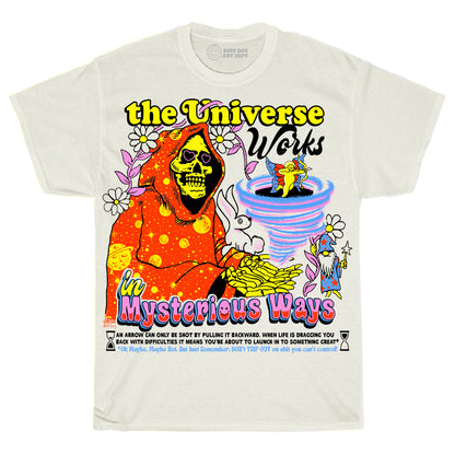 The Universe Off White Tee