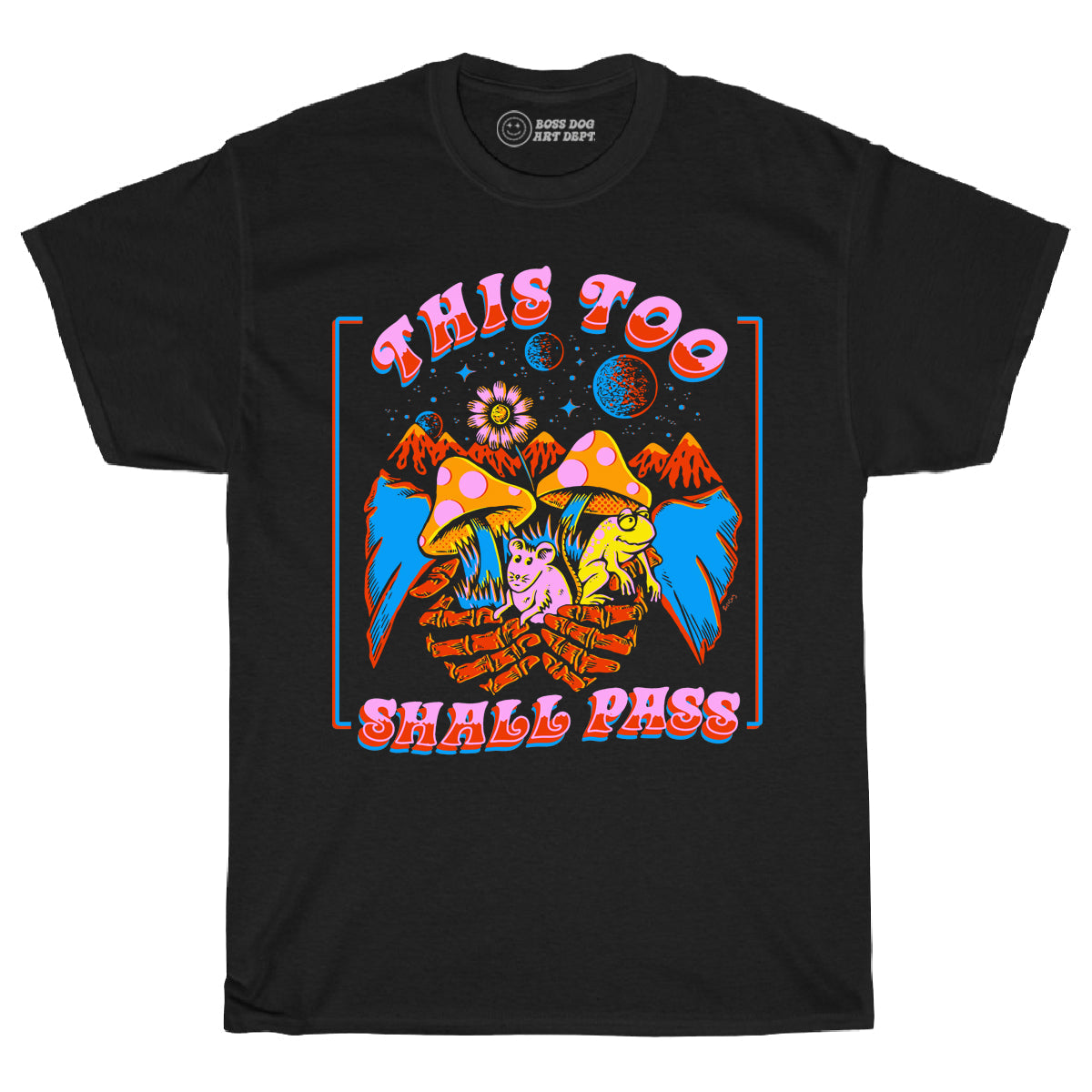 Toddler This Too Shall Pass Black Tee